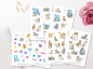 Preview: Katzen Sticker Set